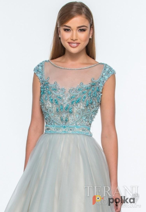 Возьмите Голубое платье Terani Couture напрокат (Фото 1) в Москве