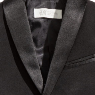 Пиджак чёрный H&M