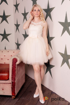 Возьмите Нежное ванильное платье  напрокат (Фото 2) в Москве