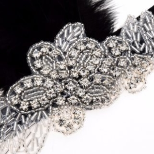 Повязка на голову Cara Couture Headband Flech Gatsby