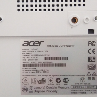 Проектор Full HD Acer H6510BD
