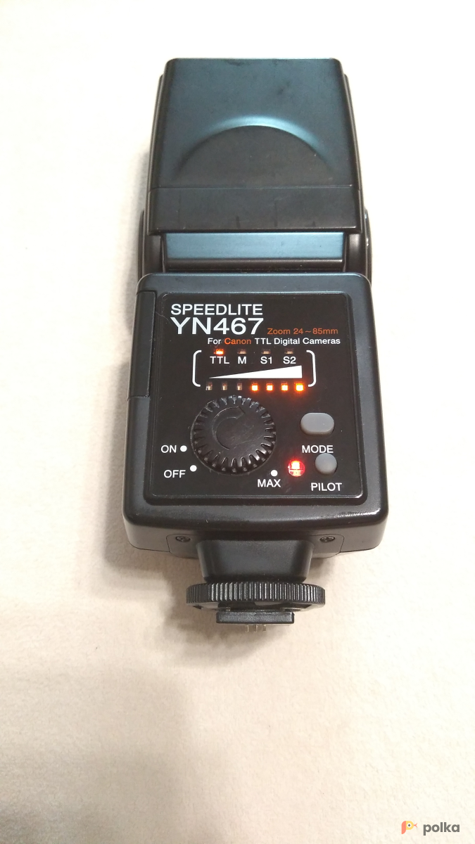 Возьмите Вспышка YongNuo YN-467 TTL Speedlite for Canon напрокат (Фото 2) в Санкт-Петербурге