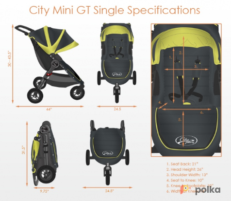 Возьмите ПРОГУЛОЧНАЯ Baby Jogger City Mini GT  напрокат (Фото 5) в Москве