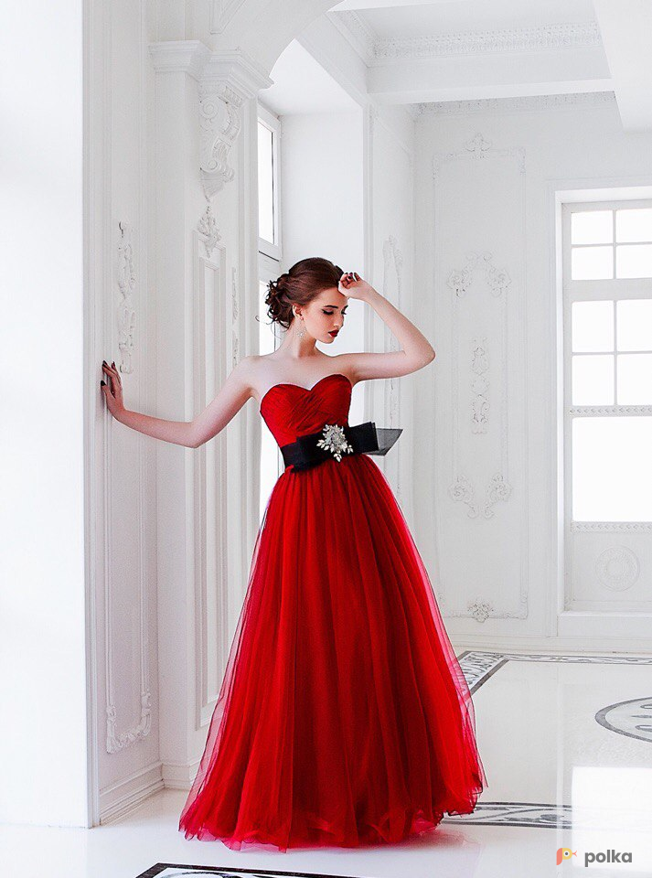 Возьмите Бордовое вечернее платье напрокат (Фото 2) в Санкт-Петербурге