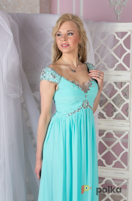 Возьмите Благородное голубое платье  напрокат (Фото 2) в Санкт-Петербурге