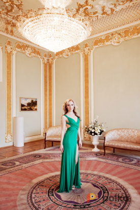 Возьмите Зеленое королевское платье напрокат (Фото 1) в Санкт-Петербурге