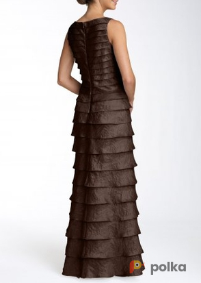 Возьмите Платье Adrianna Papell  Full Length Dress Chocolat 44 и 46 размеры напрокат (Фото 2) в Москве