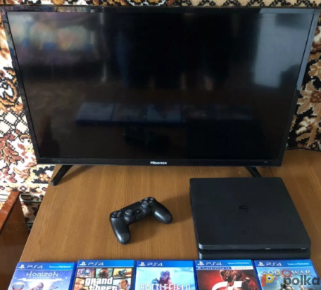 Возьмите PS4 + Телевизор 32 дюйма HD напрокат (Фото 1) в Москве