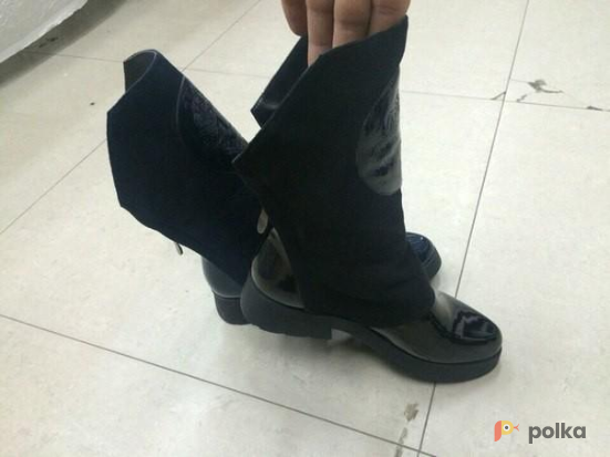 Возьмите Ботинки женские черные демисезонные кожаные напрокат (Фото 2) в Москве