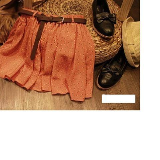 Женская мини юбка шифоновая оранжевая с цветами