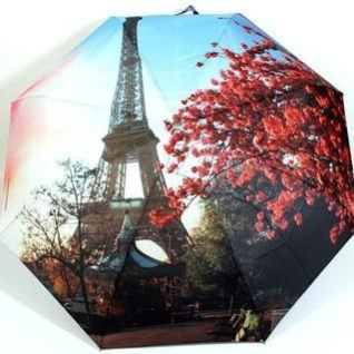 Зонт автомат Париж женский с принтом