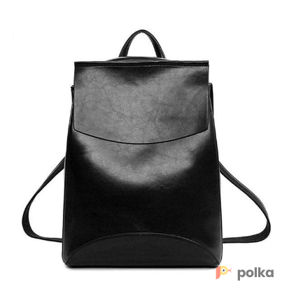 Возьмите Черный кожаный рюкзак женский напрокат (Фото 1) в Москве