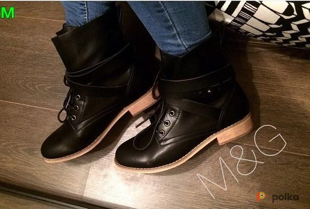 Возьмите Черные ботинки кожаные женские напрокат (Фото 1) в Москве