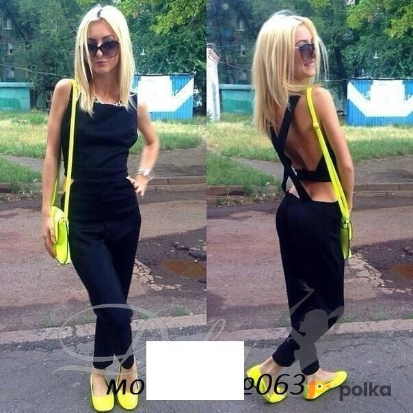 Возьмите Женский комбинезон черный напрокат (Фото 1) в Москве