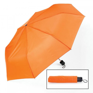 Женский мужской зонт автомат оранжевый