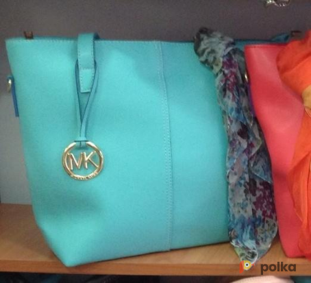 Возьмите Мятная сумка зеленая голубая с платочком напрокат (Фото 1) в Москве