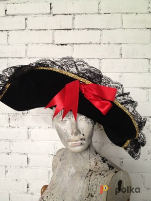 Возьмите Аксессуар для фотосессии: Пиратская шляпа с кружевом. напрокат (Фото 2) в Москве