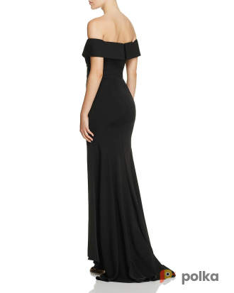 Возьмите Черное платье Jarlo Off Shoulder Slim Gown напрокат (Фото 4) в Москве