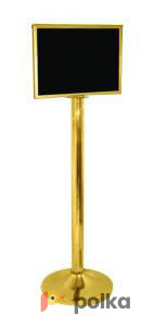 Возьмите Аренда информационных табличек на золотом столбике напрокат (Фото 1) в Москве