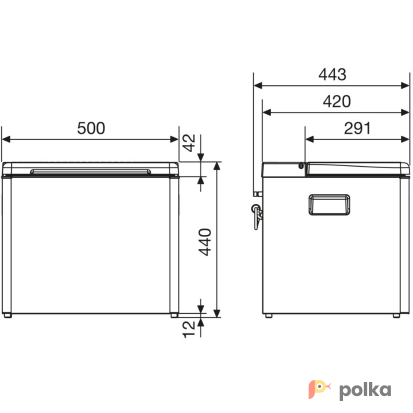 Возьмите Холодильник электрогазовый Dometic Combicool ACX 35  напрокат (Фото 1) в Москве