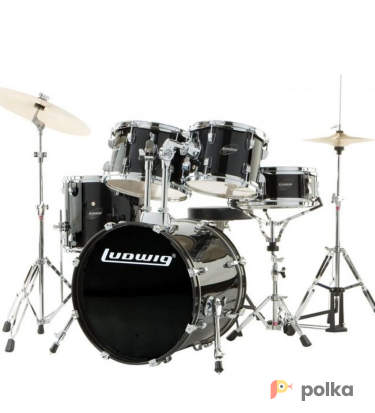 Возьмите Ударная установка LUDWIG LC175 ACCENT CS Combo Black напрокат (Фото 1) в Москве