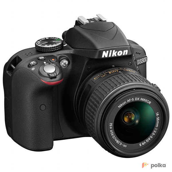 Возьмите Зеркальная камера Nikon D3300 Kit 18-55mm VR II черный напрокат (Фото 2) в Москве