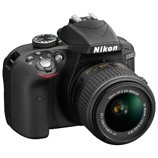 Зеркальная камера Nikon D3300 Kit 18-55mm VR II черный
