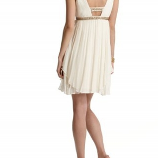 Платье Laundry by Shelli Segal Ivory Empire Greek Dress