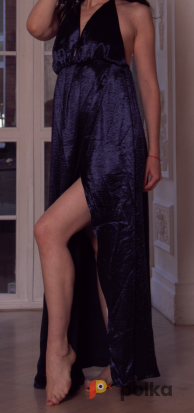 Возьмите Платье вечернее синее макси напрокат (Фото 3) в Москве
