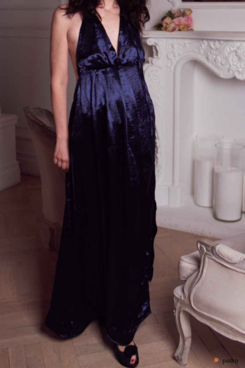 Возьмите Платье вечернее синее макси напрокат (Фото 2) в Москве