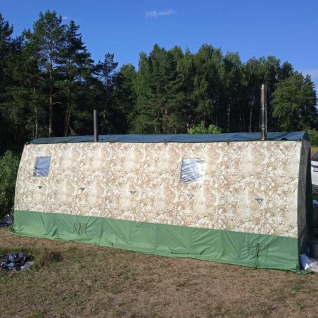 Мобильная баня (Обогреваемая палатка) МБ-552