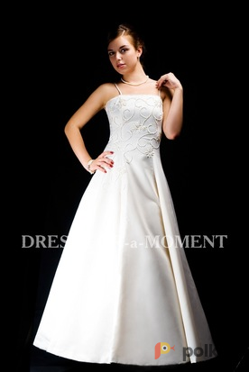 Возьмите Свадебное платье A-силуэта. Размер: 42-48 напрокат (Фото 1) в Москве