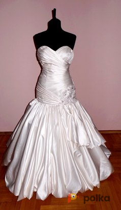 Возьмите Свадебное платье-трапеция (русалка) со шлейфом. напрокат (Фото 2) в Москве