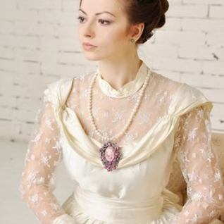 Шикарное бально-историческое платье с кринолином, размер 44-48