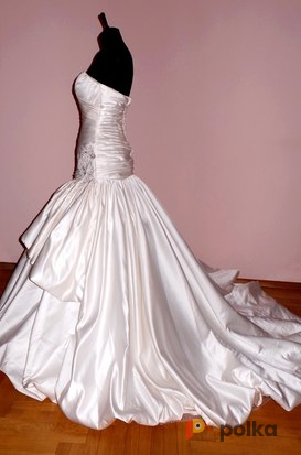 Возьмите Свадебное платье-трапеция (русалка) со шлейфом. напрокат (Фото 2) в Москве