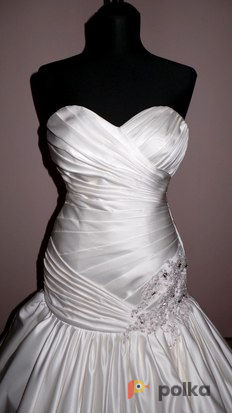 Возьмите Свадебное платье-трапеция (русалка) со шлейфом. напрокат (Фото 3) в Москве
