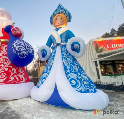 Возьмите Надувная Снегурочка напрокат (Фото 2) в Москве