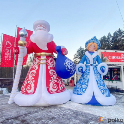 Возьмите Надувной Дед Мороз   напрокат (Фото 3) в Москве