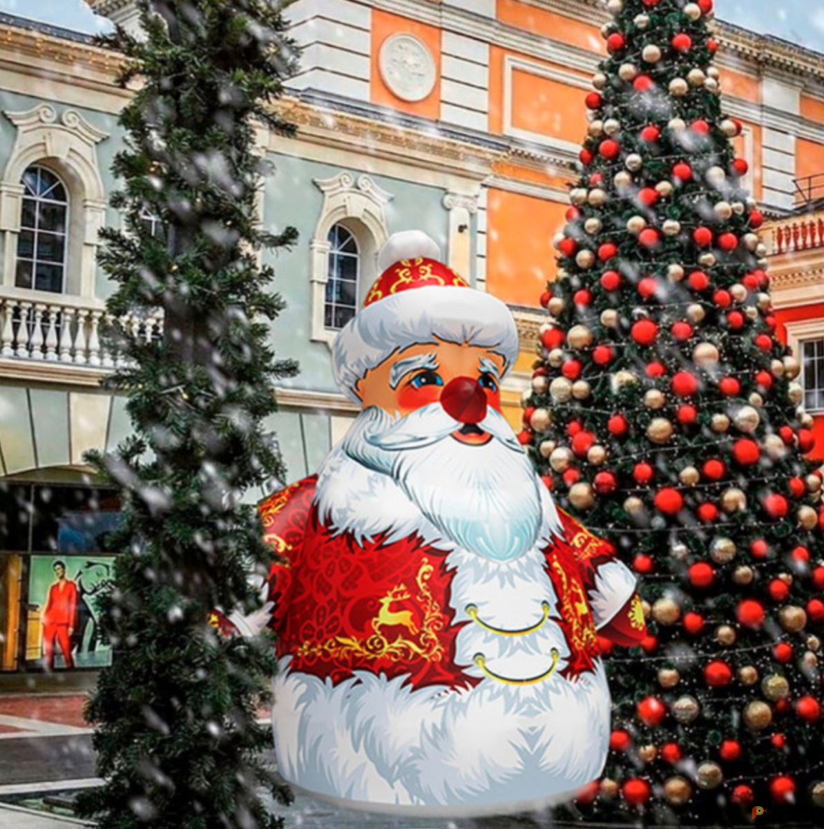 Возьмите Надувной Дед Мороз   напрокат (Фото 2) в Москве