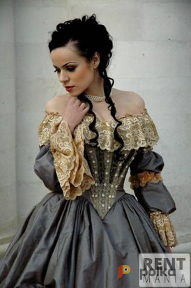 Возьмите Великолепное историческое платье в стиле рококо напрокат (Фото 2) в Москве
