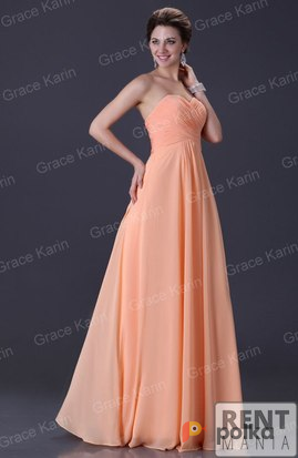 Возьмите Платье Grace Karin кораллового цвета, размер 48-50 напрокат (Фото 2) в Москве