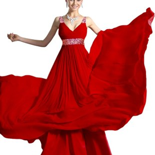 Пышное платье цвета Маджента, размер 44-46