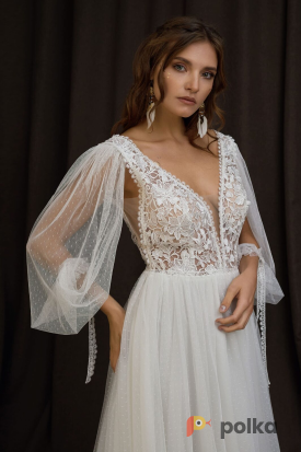 Возьмите Свадебное платье Бохо р.46 напрокат (Фото 7) в Москве
