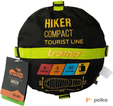 Возьмите Спальный мешок Tramp Hiker Compact правый 2023 TRS-051C-R напрокат (Фото 4) в Москве