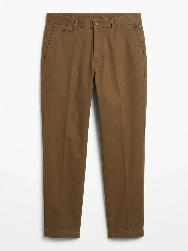 Зауженные укороченные брюки
