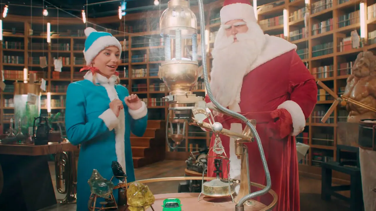 Дед Мороз и волшебные кристаллы