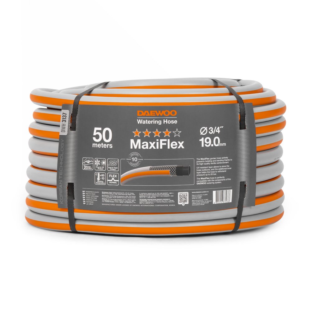Шланг DAEWOO maxiflex 3/4', 19 мм, 50 м DWH 3137