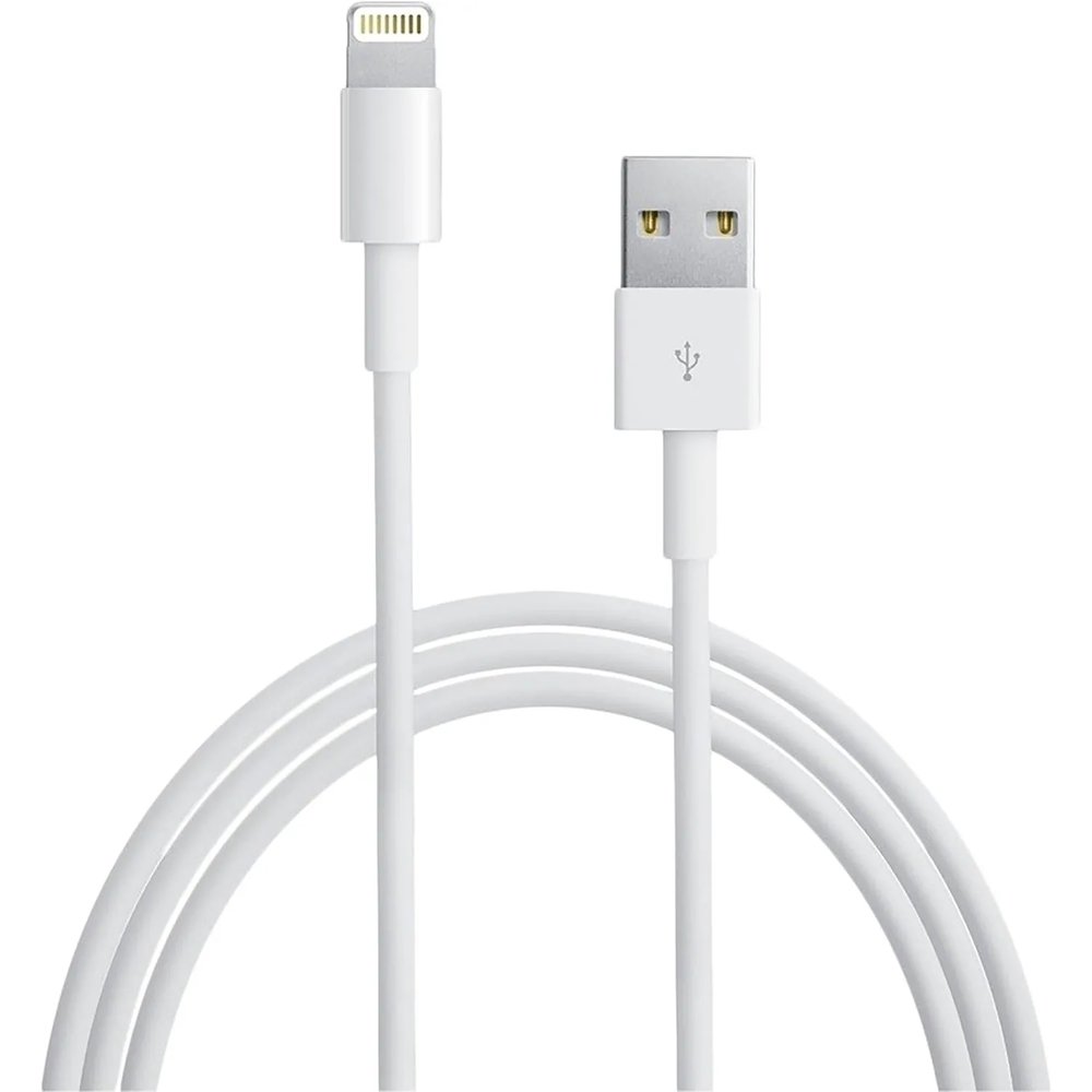 Кабель Apple Lightning - USB Cable (2 m), бел, MD819ZM/A