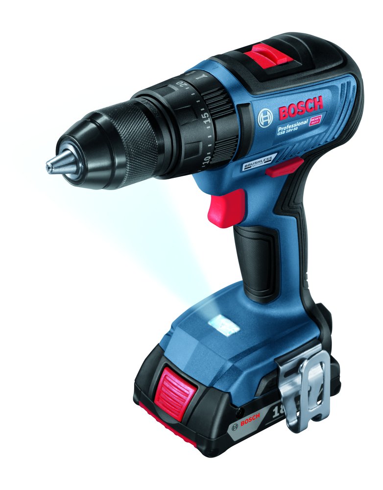 Аккумуляторная ударная дрель-шуруповерт Bosch GSB 18V-50 06019H5120