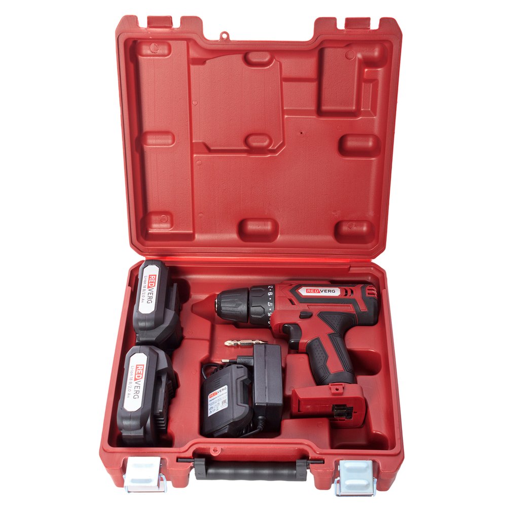 Аккумуляторный шуруповерт REDVERG RD-S18M/U 6671455